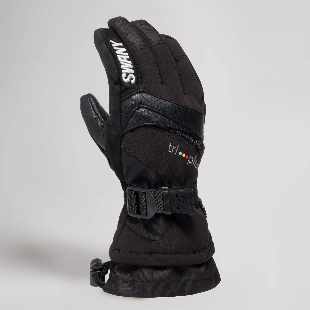 Kids' Lightweight Grippy Gloves II - Black Dark Grey