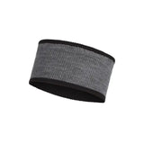 Buff - Crossknit Headband in Solid Black (reversed)