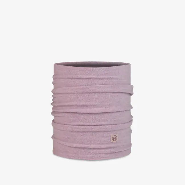 Buff - Merino Fleece Neckwear in Solid Lilac Sand