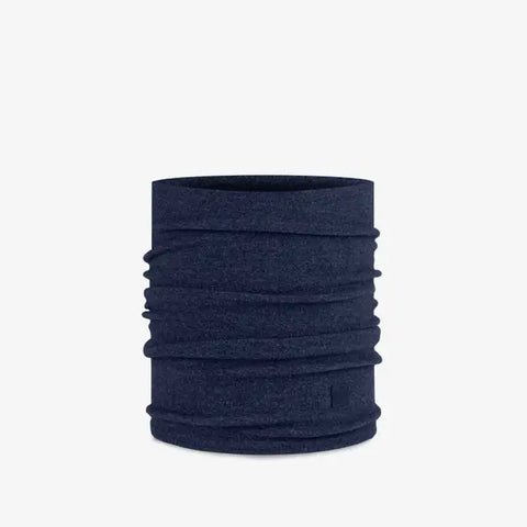 Buff - Merino Fleece Neckwear in Solid Black