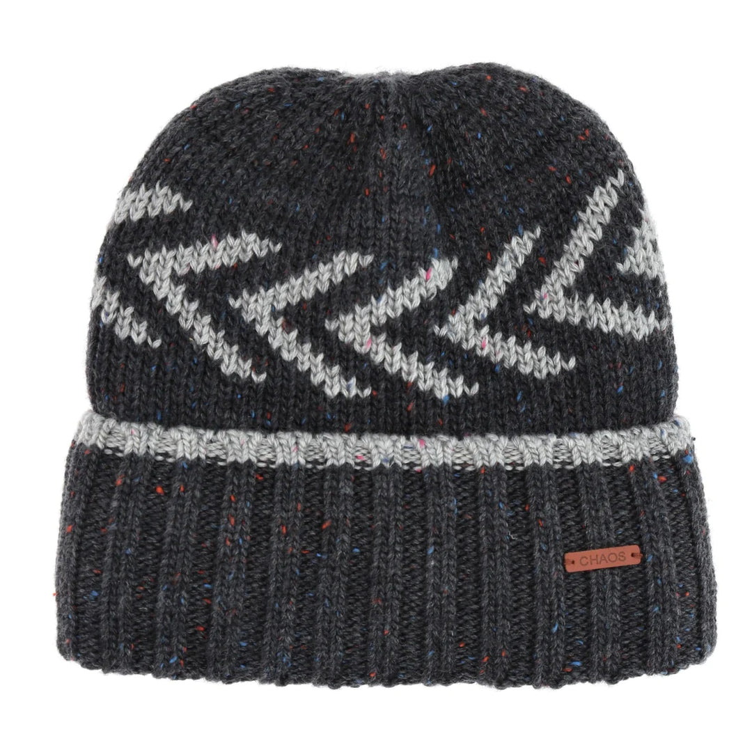 Chaos - Connect Beanie in Dark Grey