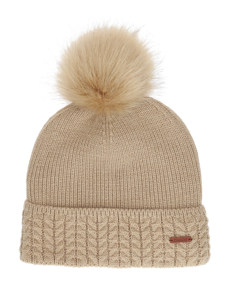 Chaos - Laurel Beanie in Beige