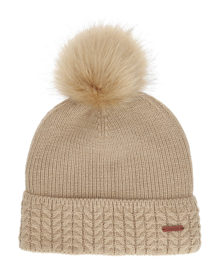 Chaos - Laurel Beanie in Beige