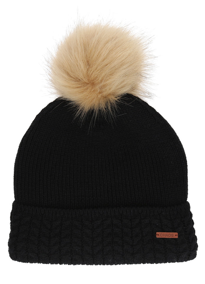 Chaos - Laurel Beanie in Black