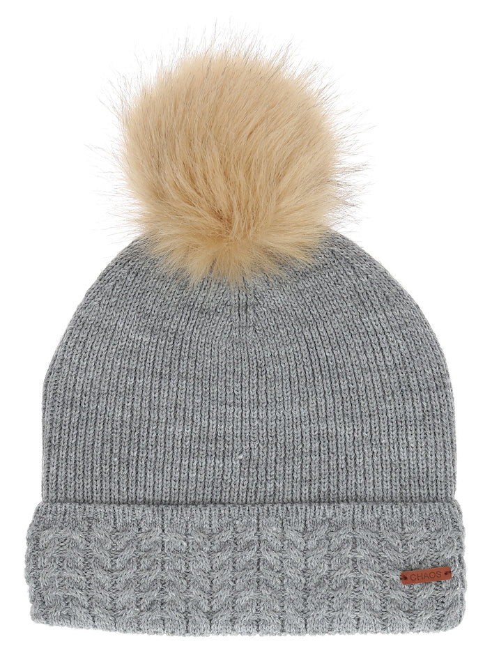 Chaos - Laurel Beanie in Light Heather Grey