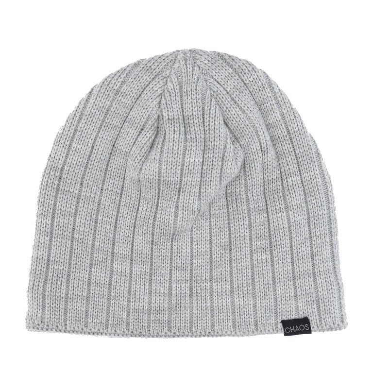 Chaos - Mixed Technician Beanie in Light Heather Grey