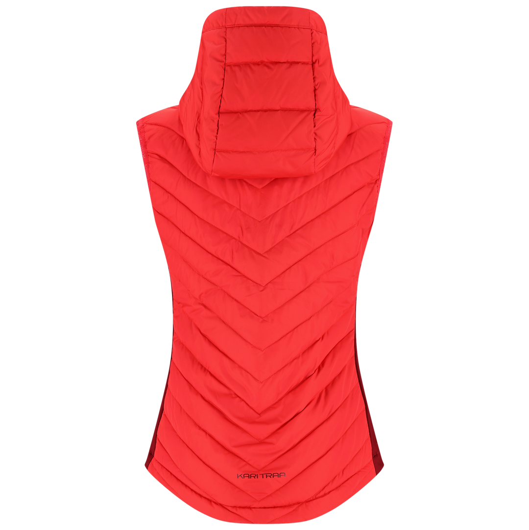 Kari Traa - Eva Down Vest in Heat Red