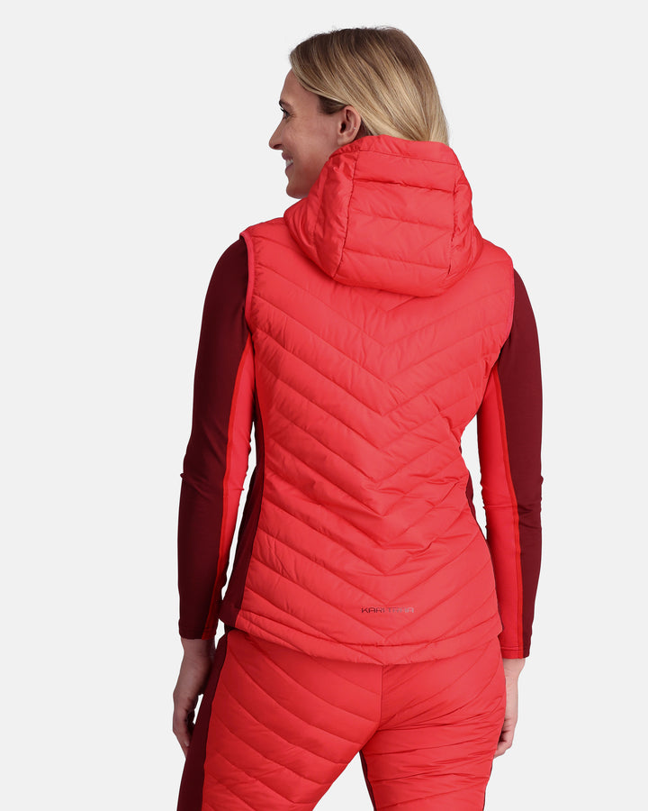 Kari Traa - Eva Down Vest in Heat Red