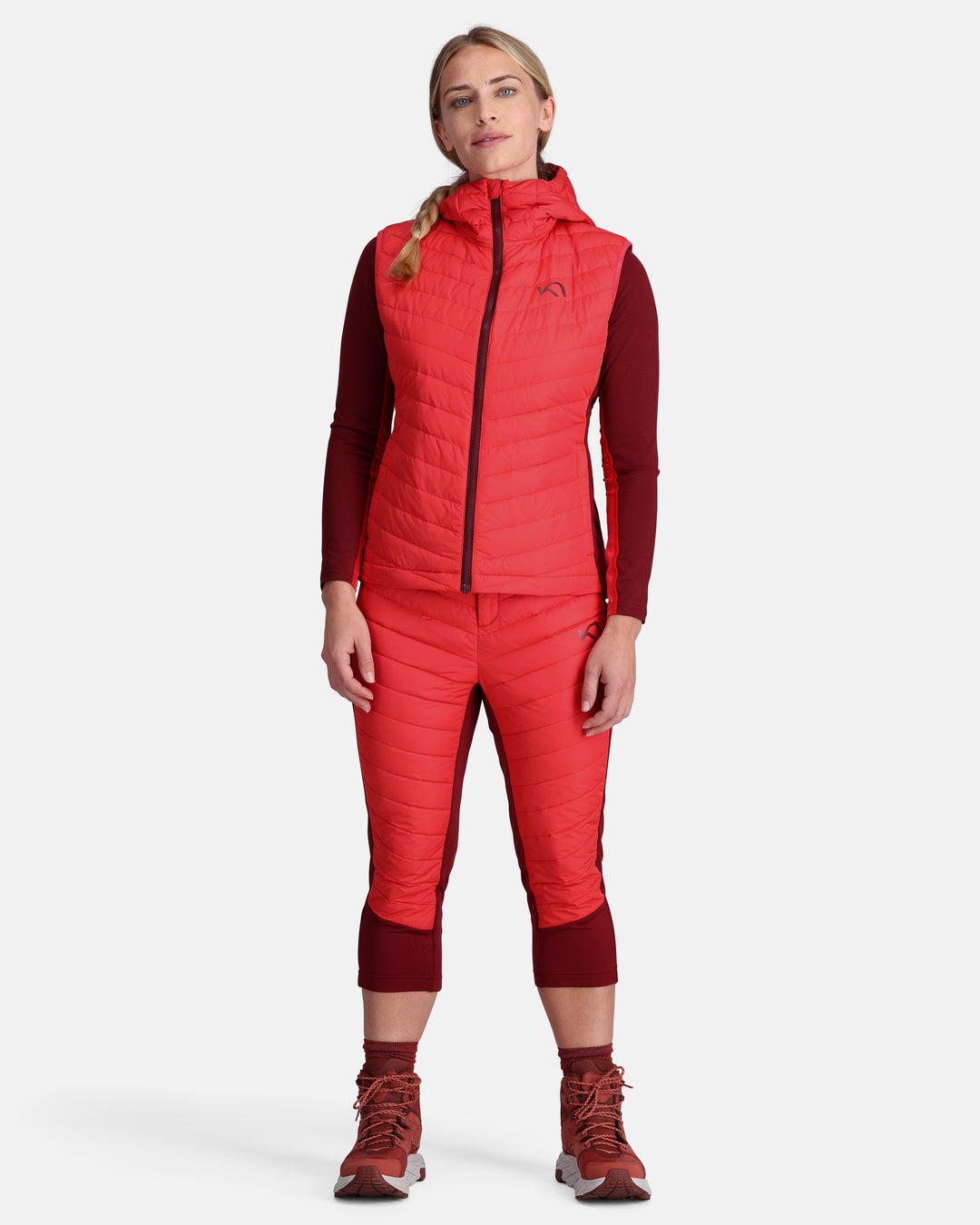 Kari Traa - Eva Down Vest in Heat Red