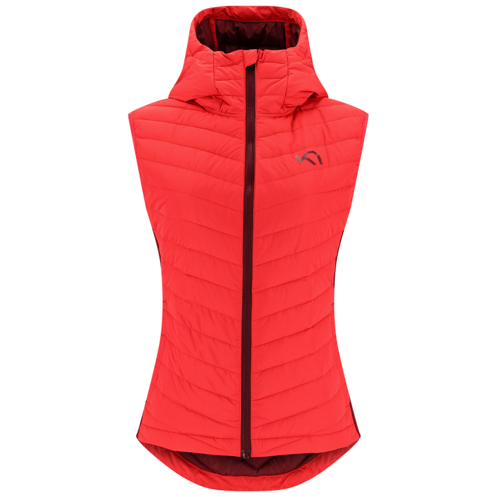 Kari Traa - Eva Down Vest in Heat Red