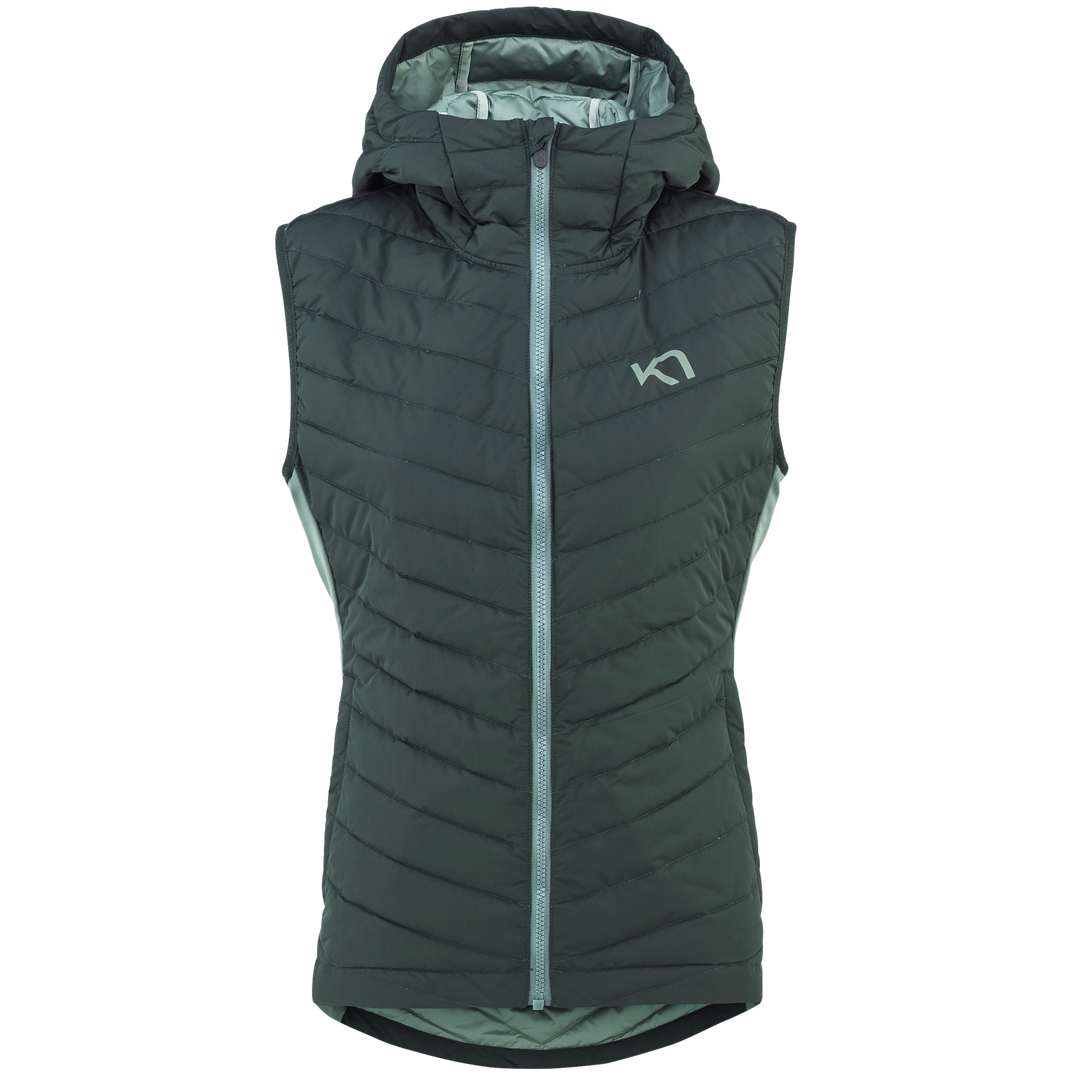 Kari Traa - Eva Down Vest in Pine Green