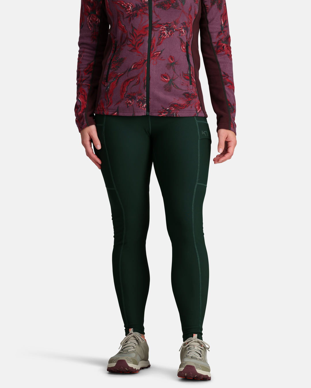 Kari Traa - Ruth Thermal Tights in Pine Green