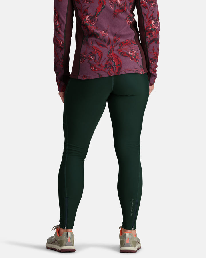 Kari Traa - Ruth Thermal Tights in Pine Green