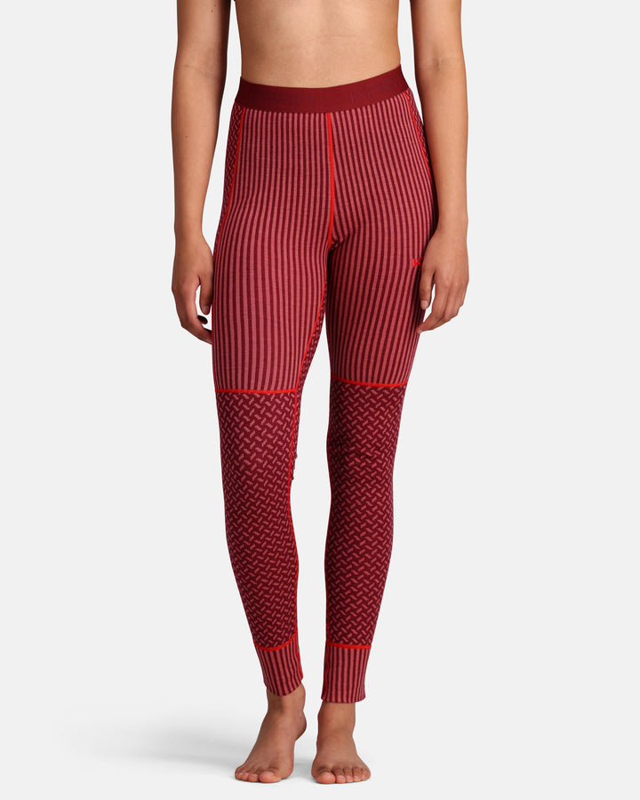 Kari Traa - Smekker Baselayer Pants 100% Merino in Rouge Pink