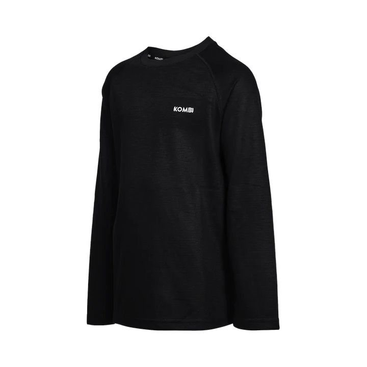Kombi - Merinomix Pro Crew Top Junior in Black
