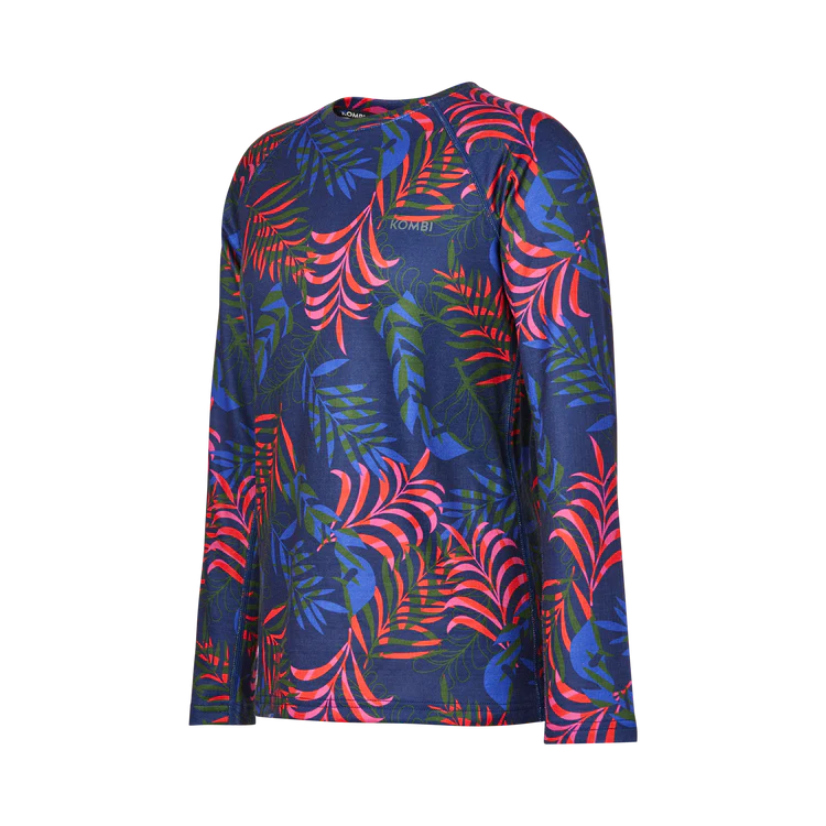 Kombi - Merinomix Pro Crew Top Junior in Night Jungle