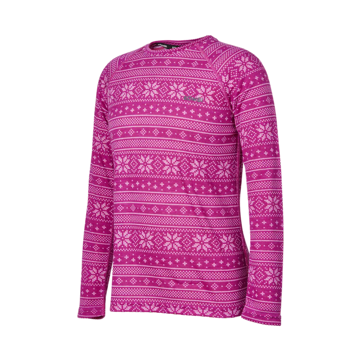 Kombi - Merinomix Pro Crew Top Junior in Nordic Orchid