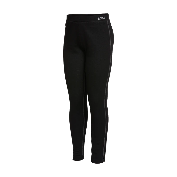 Kombi - Merinomix Pro Long Bottom Junior in Black