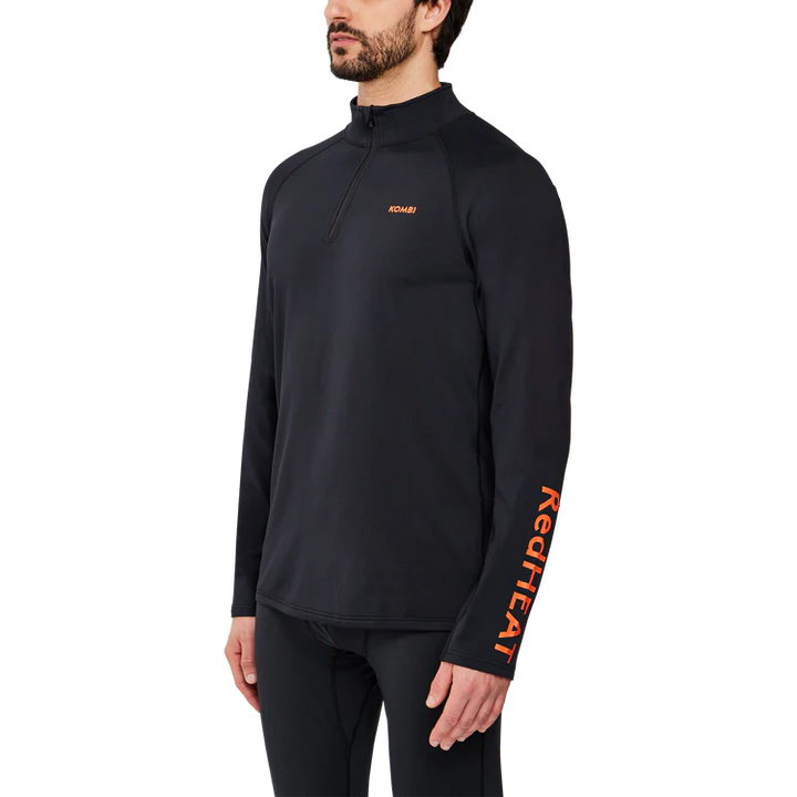 Kombi - Redheat Extreme Zip Top Men in Black