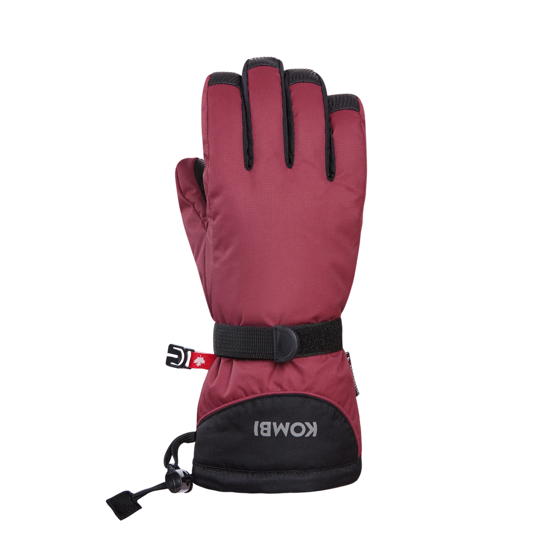 Kombi - The Everyday Womens Glove in Rosewood Red