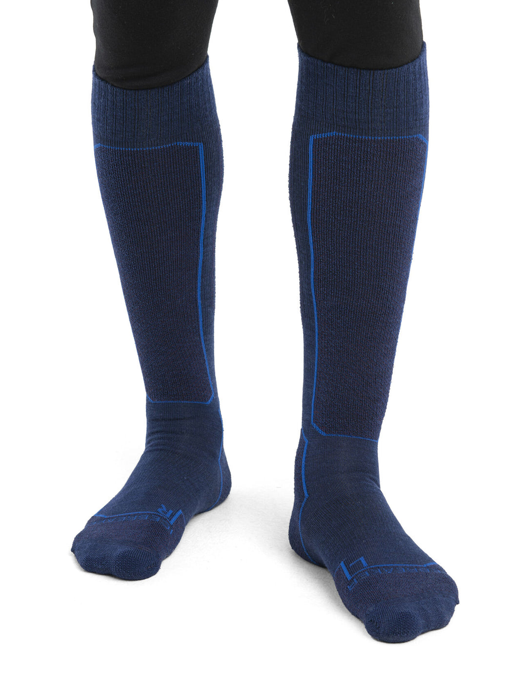 Icebreaker - Men Ski+ Light OTC Socks in Royal Navy/Nightshade/Lazurite