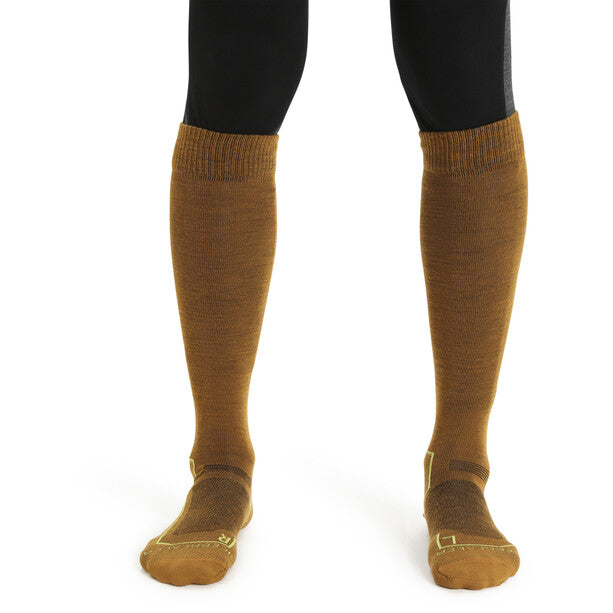 Icebreaker - Men Ski+ Ultralight OTC Socks Clove/Silent Gold/Shine