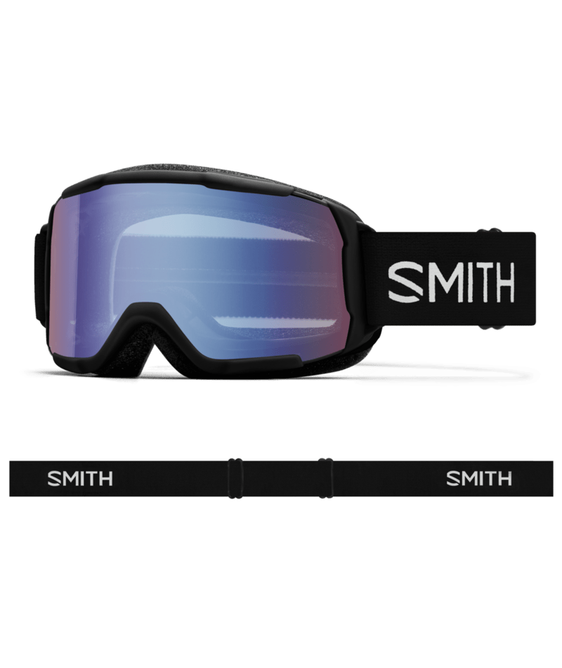 Smith Daredevil Goggles Black || Blue Sensor Mirror