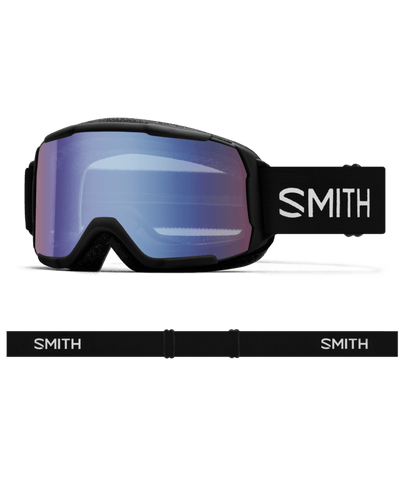 Smith Daredevil Goggles Black || Blue Sensor Mirror