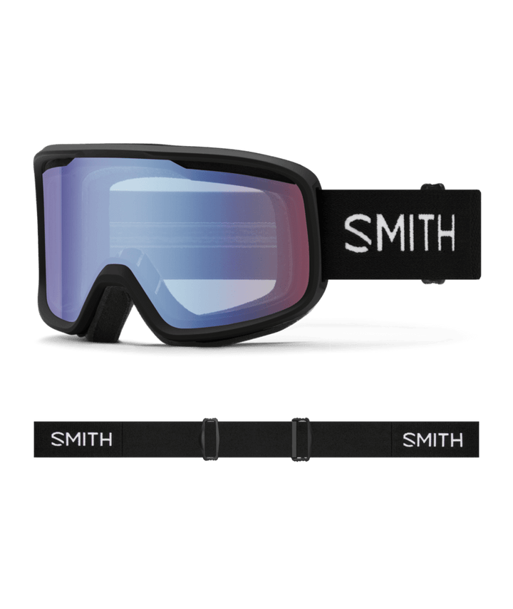 Smith Frontier Goggles Black || Blue Sensor Mirror
