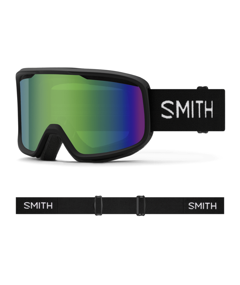 Smith Frontier Goggles Black || Green Sol-X Mirror