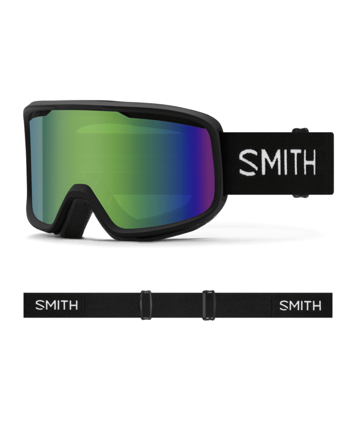 Smith Frontier Goggles Black || Green Sol-X Mirror