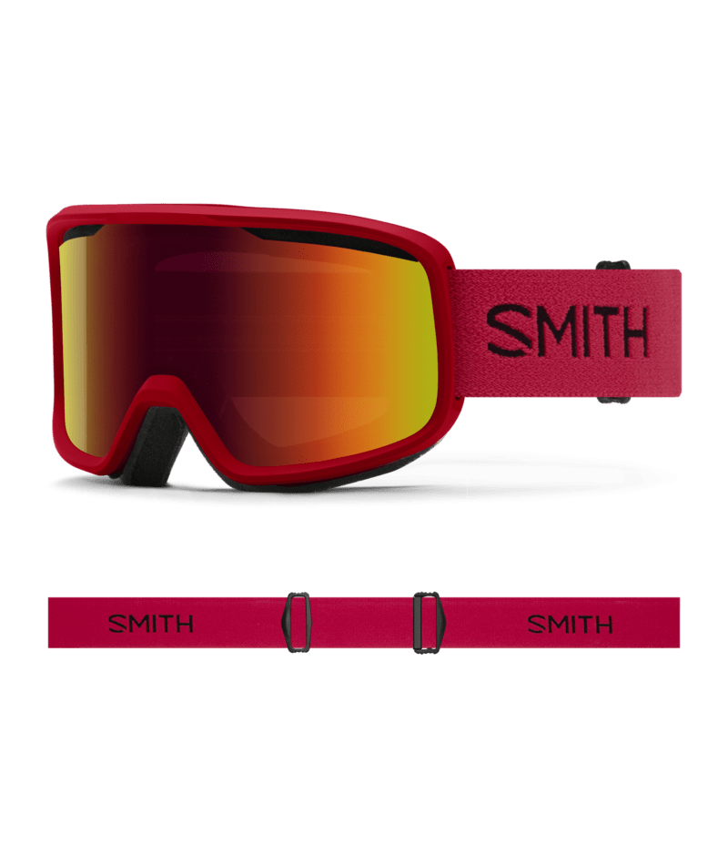 Smith Frontier Goggles Crimson | Red Sol-X Mirror