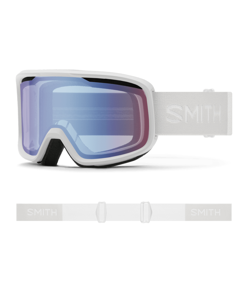 Smith Frontier Goggles White || Blue Sensor Mirror.png