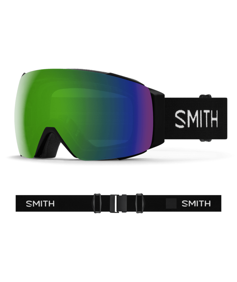 Smith I/O MAG Black || ChromaPop Sun Green Mirror
