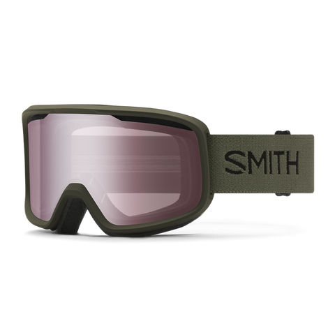 Smith - Frontier Goggles in Black || Red Sol-X Mirror