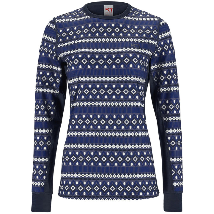Kari Traa - Lune Long Sleeve Baselayer in Azure