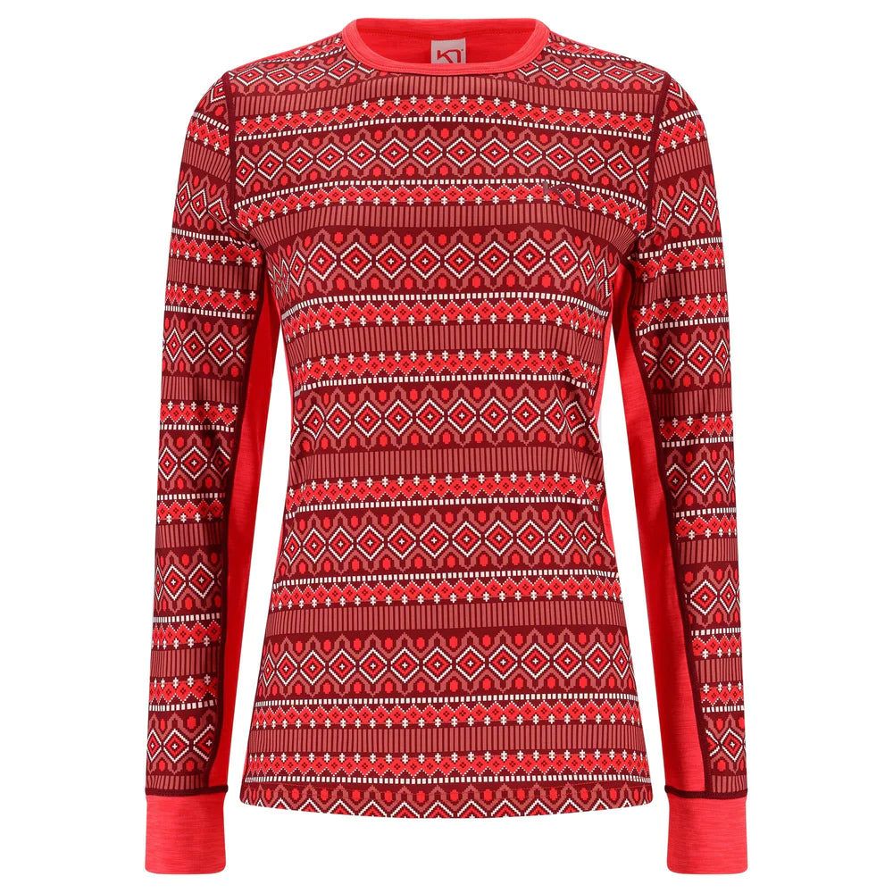 Kari Traa - Lune Long Sleeve Baselayer in Heat