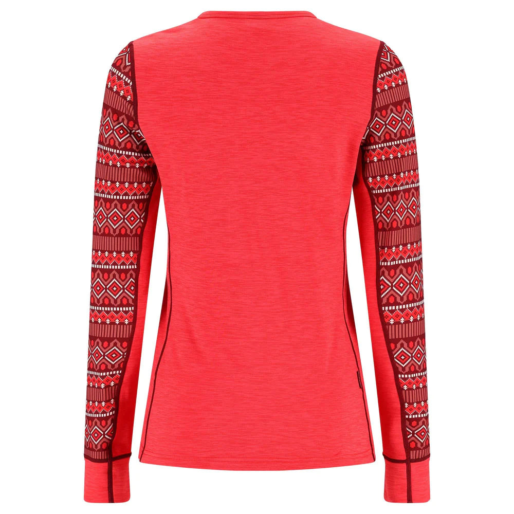 Kari Traa - Lune Long Sleeve Baselayer in Heat