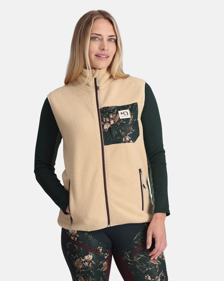 Kari Traa - Rothe Vest in Printed Oat