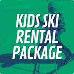 Kids (ages 11 & under) Ski Rental Package