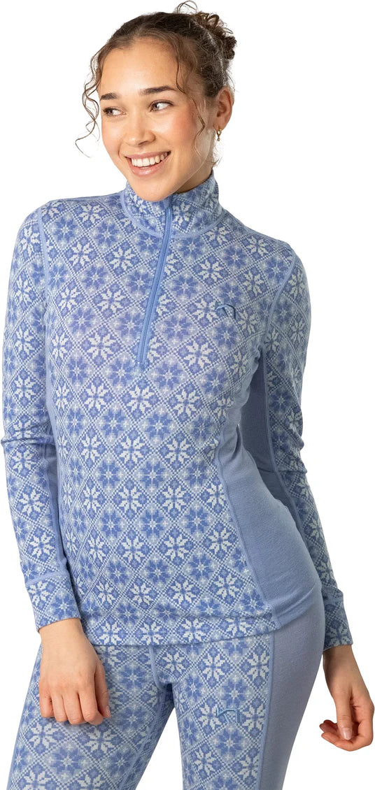 Kari Traa - Rose Half-Zip Baselayer Top 100% Merino