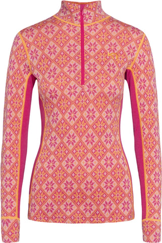 Kari Traa - Rose Half-Zip Base Layer Top in Black