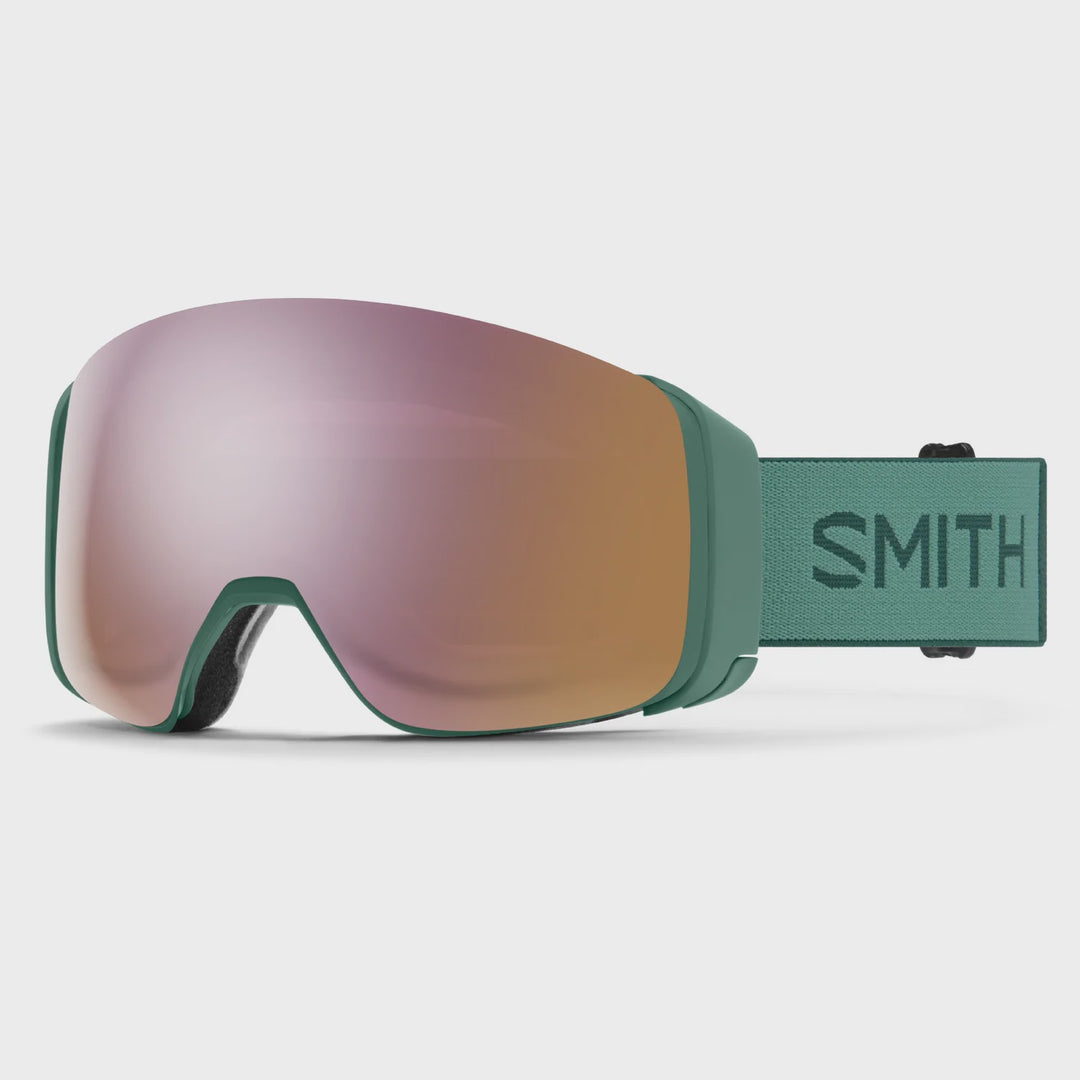Smith 4G Mag Low Bridge Fit in Alpine Green || ChromaPop Everyday Rose Gold Mirror