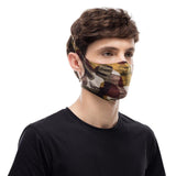 A Man Wearing a Buff Filter Mask in Burj Multi