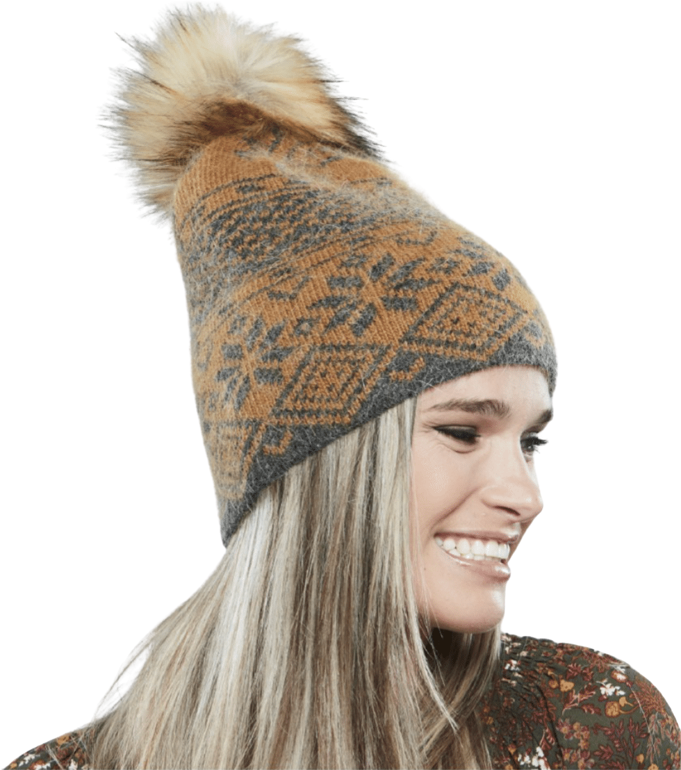 Chaos - Bonita Pom Beanie in Gold