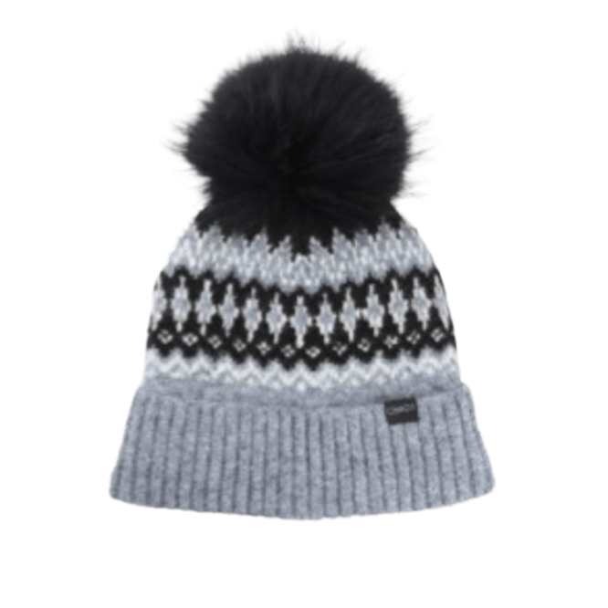 Chaos - Celia Pom Beanie in Medium Heather Grey