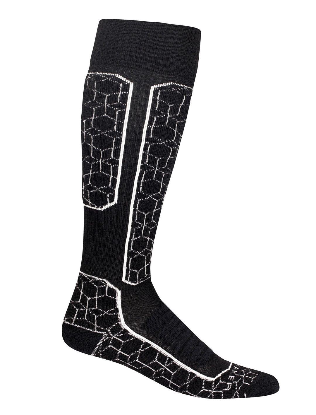 Icebreaker - Women Ski+ Medium OTC Alpine Geo in Black Snow