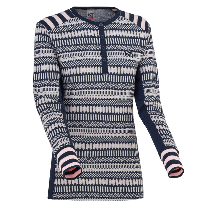 Kari Traa - Akle Long Sleeve Base Layer in Marin, front