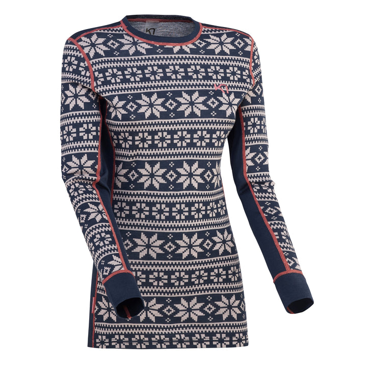 Kari Traa - Knute Long Sleeve Base Layer in Marin, front