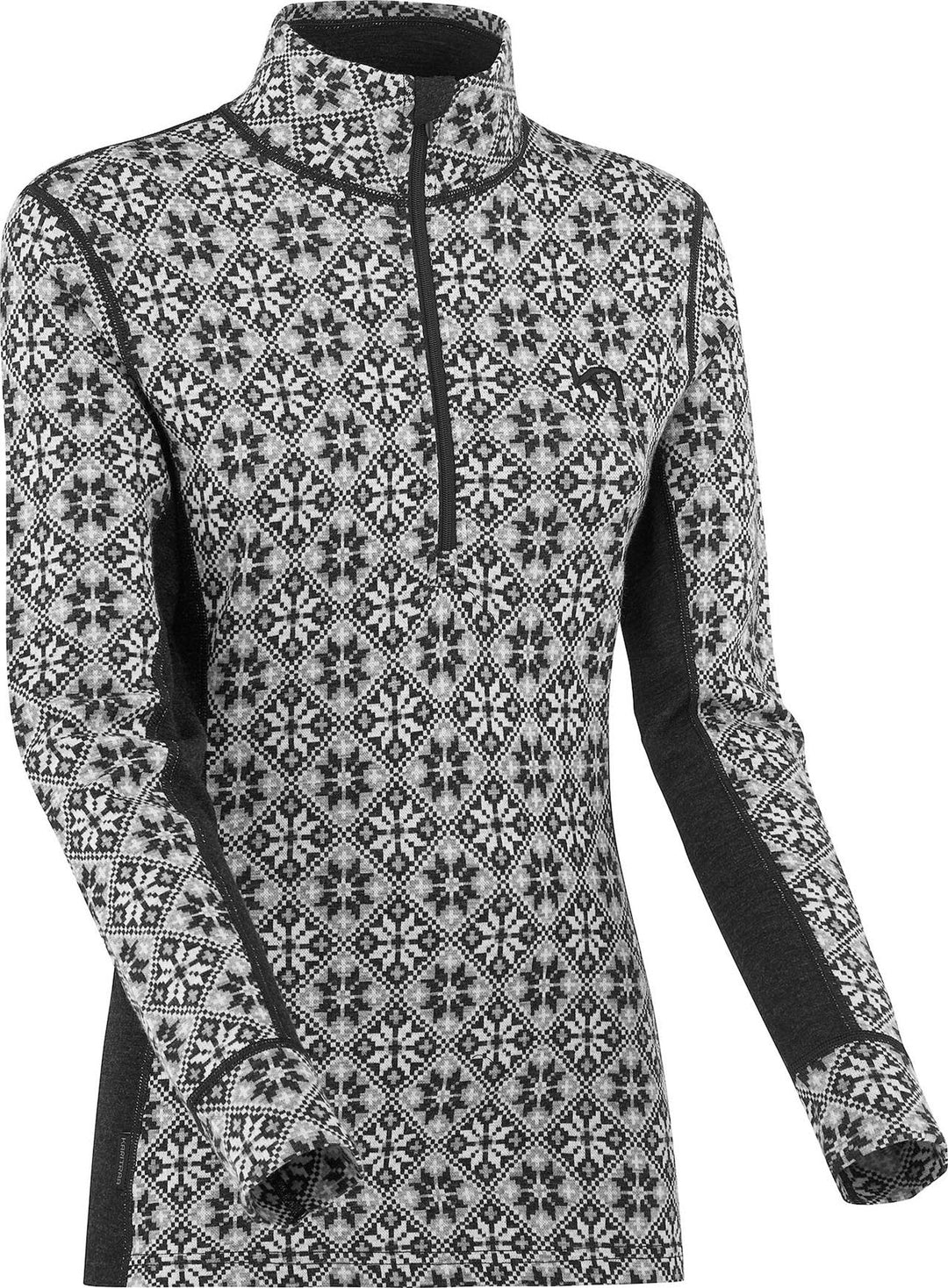 Kari Traa - Rose Half-Zip Base Layer Top in Black